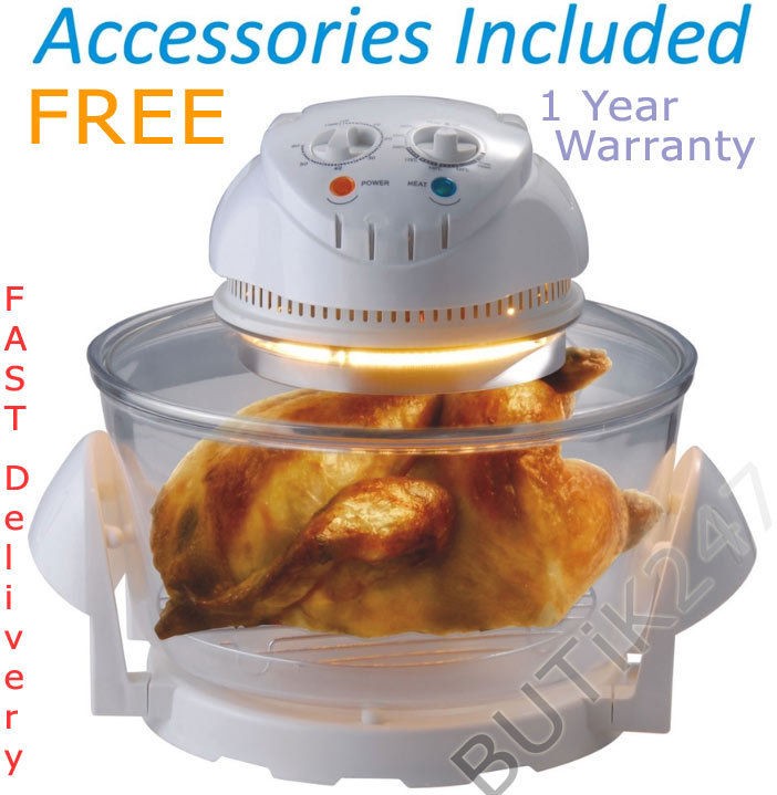   Halogen Cooker 12L 1200 1400W Self Cleaning, Caravan Halogen Oven New