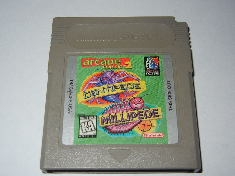 ARCADE CLASSIC 2 CENTIPEDE MILLIPEDE GAMEBOY GAME***