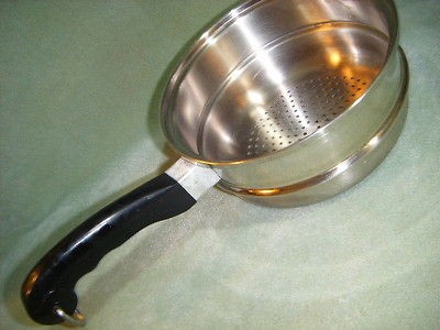 SALADMASTER by REGAL STAINLESS STEEL LG 8/2 1/2 QT STEAMER INSERT PAN