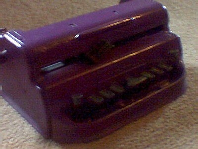 Plum Colored Perkins Brailler Braille Typewriter WORKS GREAT