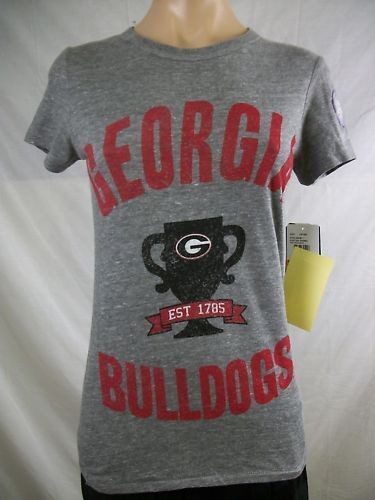New Juniors SOFFE Gray Georgia Bulldogs T Shirt XL NWT