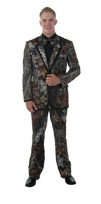   OAK Camo Bright Colored Tuxedo Camouflage Tux Complete Prom SHIRT TOO