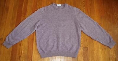 PAIHAMU SILK Lavender Wool Possum Silk Crew Sweater New Zealand Sz S 
