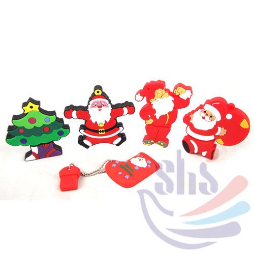 Christmas USB 2.0 USB Flash Drive Flash Disk U Disk 2GB 4GB 8GB 16GB 