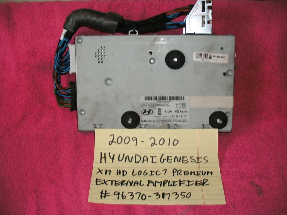   HYUNDAI GENESIS FACTORY XM HD LOGIC 7 PREMIUM AMPLIFIER # 963703M350
