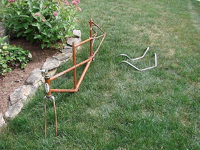 1960s Schwinn Tandem Twinn frame, fork, etc RARE COPPERTONE 