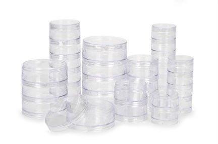 BERTIES BOWS STACKABLE TUBS   IDEAL FOR BEAD STORAGE   CHOICE OF 