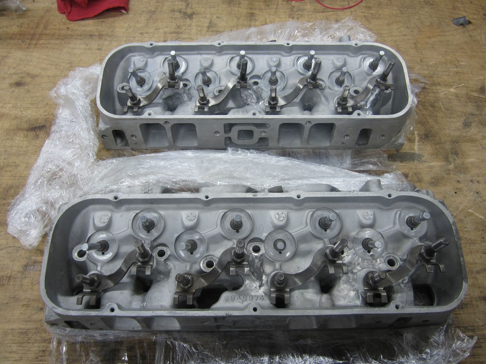 BBC Chevy Big Block Corvette Aluminum Rectangle Port Heads ZL 1 L 88 