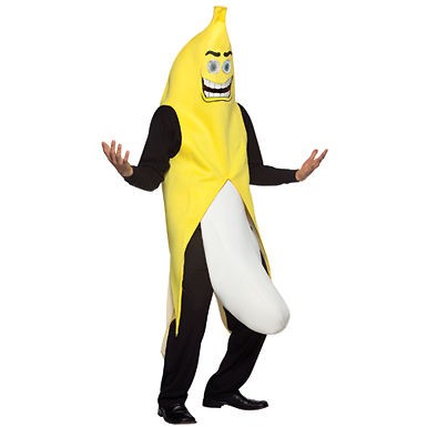 Banana Flasher Mens Halloween Banana Costume