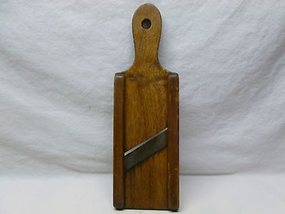   Antique Wooden Mandolin Vegetable Food Slicer Primitive Kitchen Decor