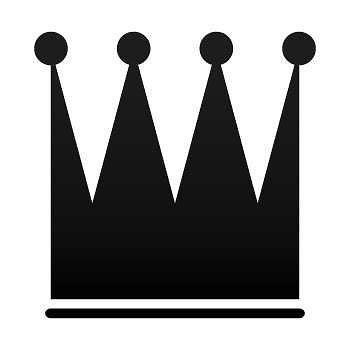Decal Sticker Royal Crown Chess Queen King Kingdom Little Prince ZZ25W