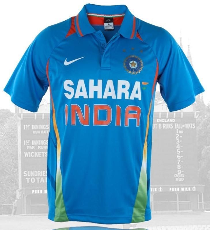 Official India Cricket Replica ODI Cricket Shirt 2012/13