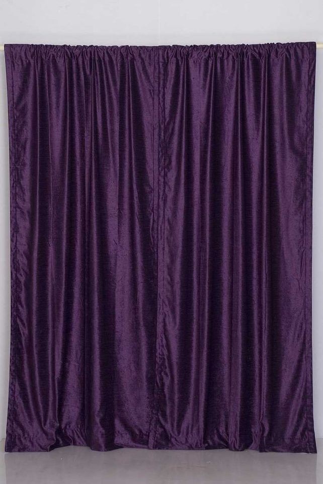 purple velvet curtains in Curtains, Drapes & Valances