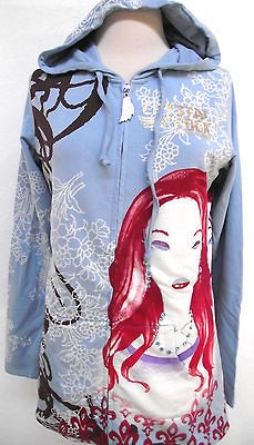   CHRISTIAN AUDIGIER CRYSTAL ROCK spring glitter lips HOODIE W.STONES