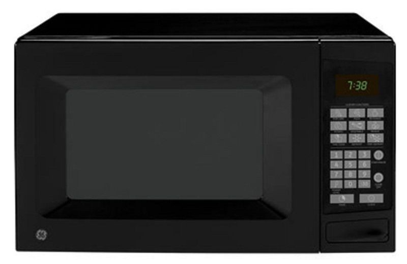 GE .7 CUFT Capacity 700 Watt Output Power 120V Black Microwave Oven