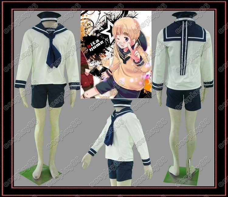 Hetalia APH Navy Italy Italien 5 Piece Cosplay Costume Custom Any Size