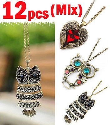 FASHION DESIGN OWL CUBIC ZIRCONIA PENDANT