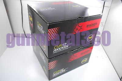 Kicker 07CVR122 12 Comp VR Car Audio Subwoofers Subs CVR CVR12 D2 