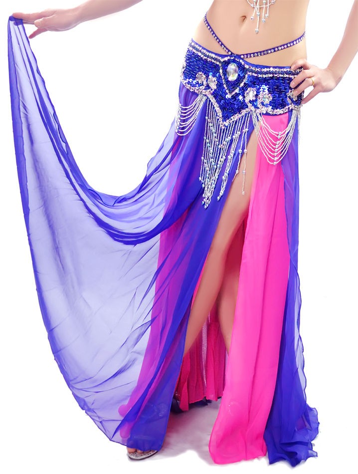 belly dance slit skirt in Belly Dancing