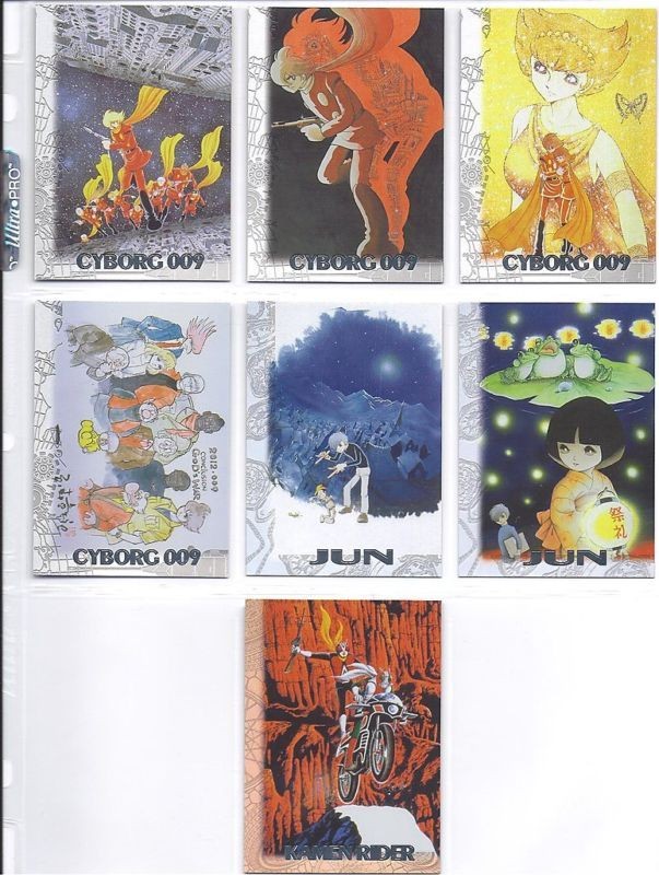 Kamen Rider Kikaida Cyborg 009 Rare Japanese Card Set