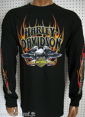 nwt Mens HARLEY DAVIDSON **Supreme Quality Eagle Long Sleeve ** T 