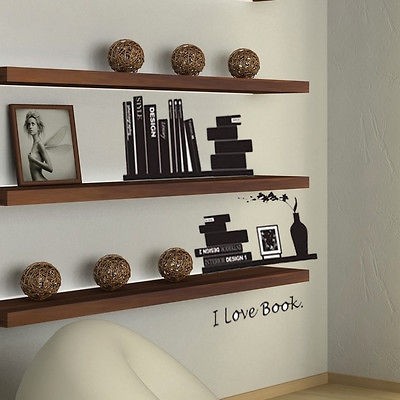 2012newI Love Reading Book Books Wall Sticker Decor Decals Vinyl Art 