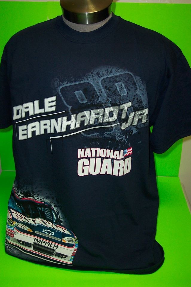 2012 DALE EARNHARDT JR #88 NATIONAL GUARD ALL AROUND NASCAR TEE SHIRTS