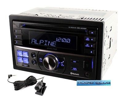 ALPINE CDE W235BT IN DASH DOUBLE DIN CD IPOD  RECEIVER W/ BLUETOOTH 