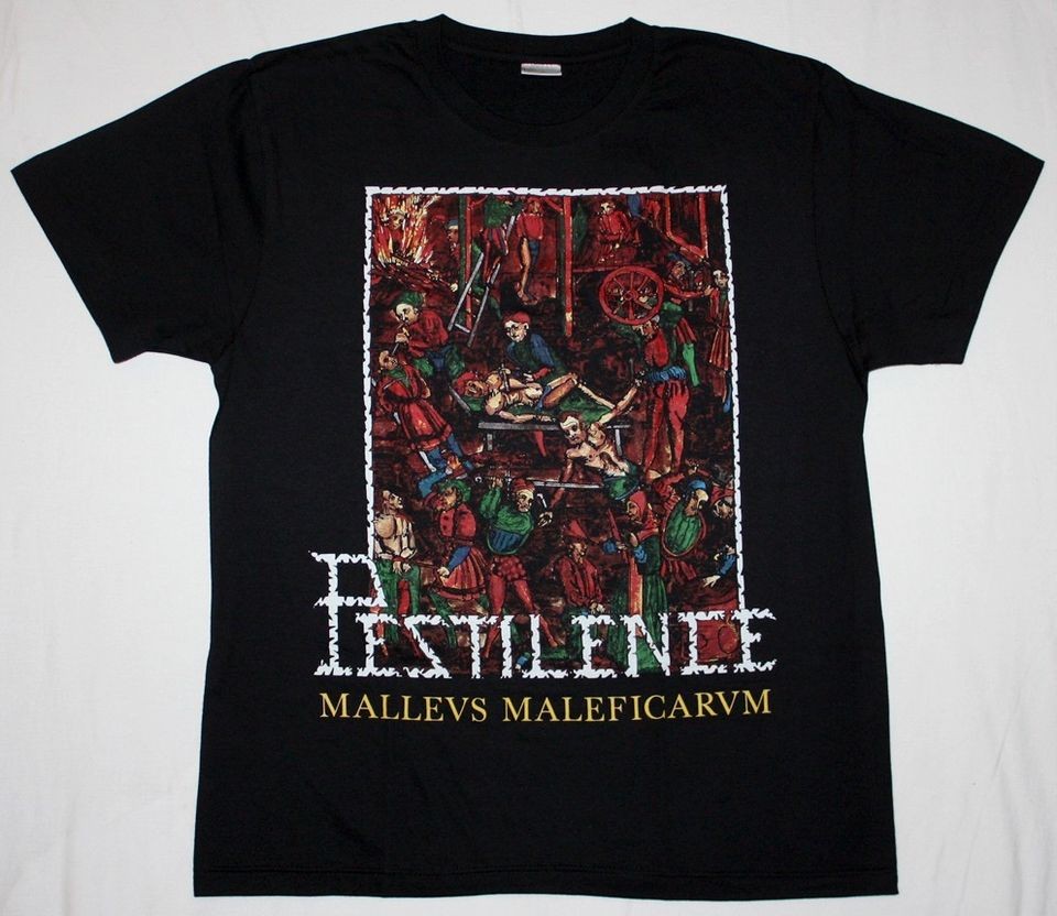   MALLEUS MALEFICARUM88 DEATH METAL ASPHYX GORGUTS NEW BLACK T SHIRT