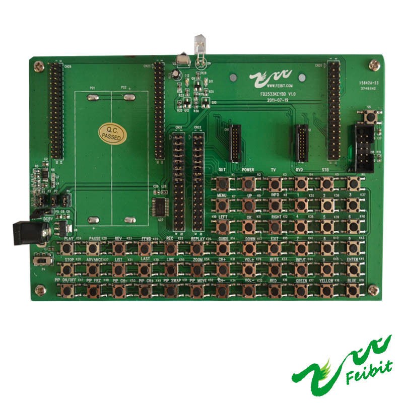   CC2533 RF4CE RemoTI remote controller development board backplane