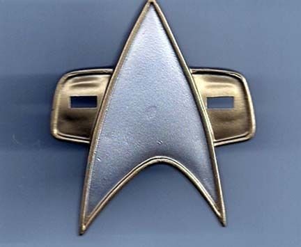 Star TrekDeep Space 9/Voyager Communicator Pin for Uniform= Plastics