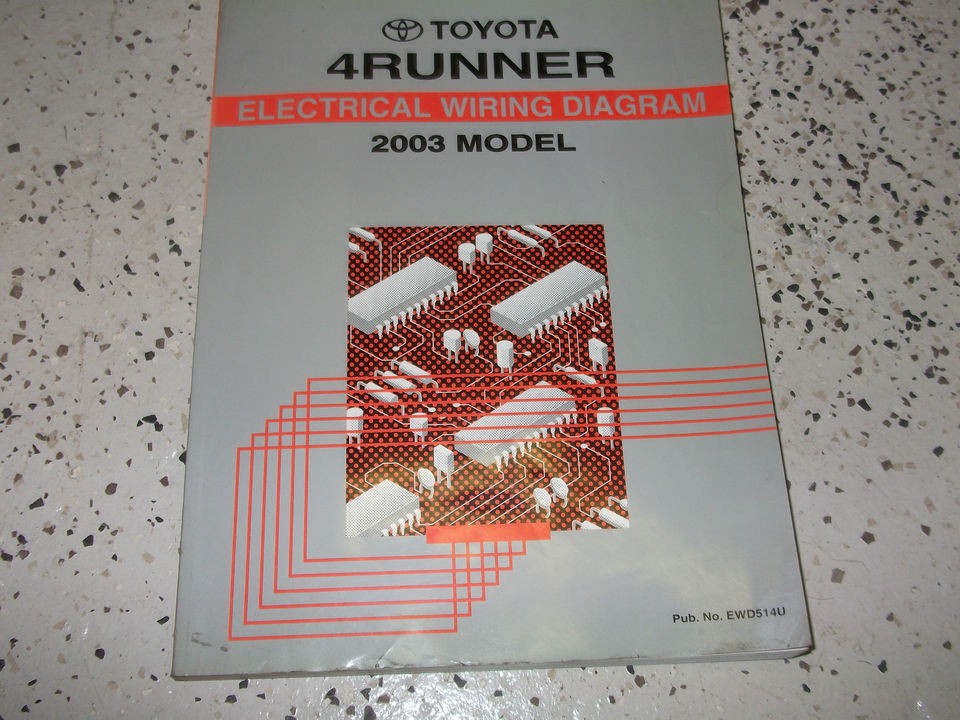   4RUNNER Electrical WIRING Diagram Service Shop Repair Manual EWD 03