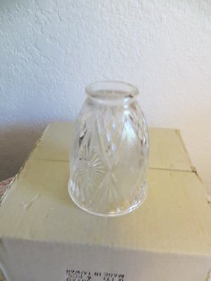   Vintage Decorative Glass Globes*Diamond Cut Shape Design*Box Included