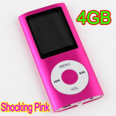   2GB/4GB Digital  Mp4 Video Music Player FM Radio TXT E book Reader