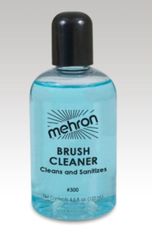 Mehron Brush Treatment Cleaner 4.5 oz face painters mint fragrance 