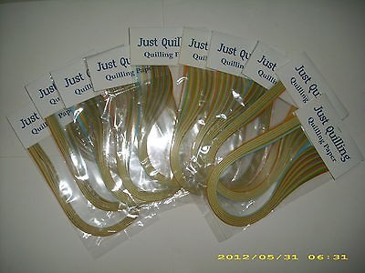 quilling papers Pastel Colors new 3mm   10 packs Quilling Paper 