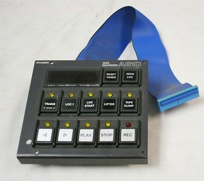   810 TRANSPORT CONTROL AND DIGITAL DISPLAY PANEL TAPE DECK CONTROL