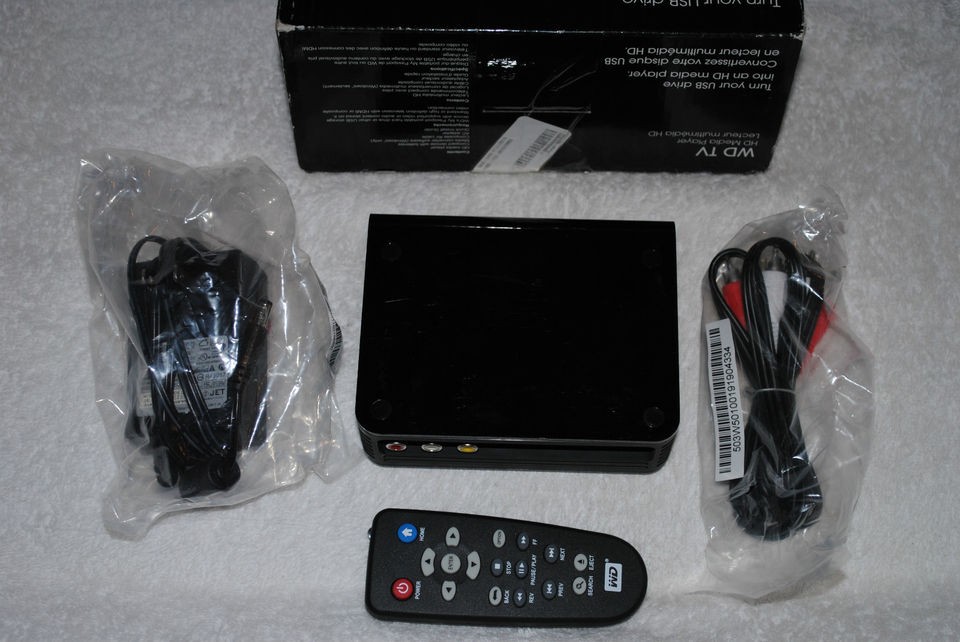 Western Digital WD TV HD 1080p Media Player WDAVN00BN Video Playback 