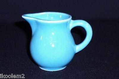 FIESTA WARE 2¼ MINI / TOY CREAMER / PITCHER   TURQUOISE