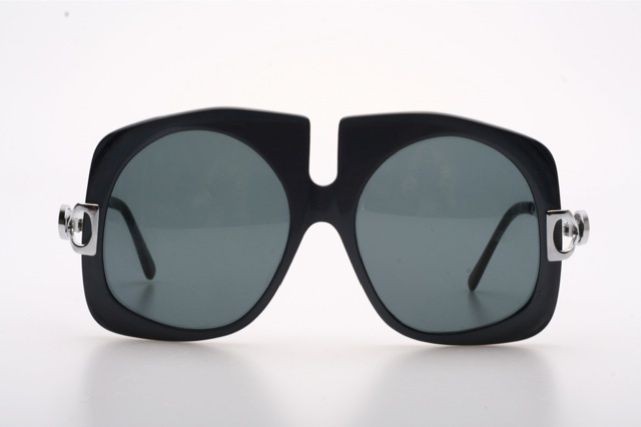 Unusual vintage 70s handmade DESIGN Sunglasses by MARIE CLAIRE  Mod 