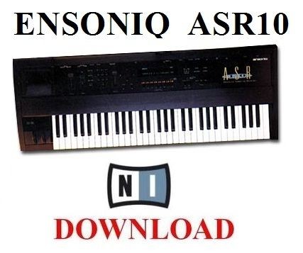 ENSONIQ ASR10 sample pack collection for KONTAKT WAV NKI files 