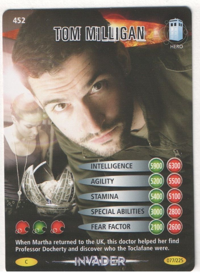 Doctor Who Battles In Time Invader Trading Cards Pick From List 444 To 