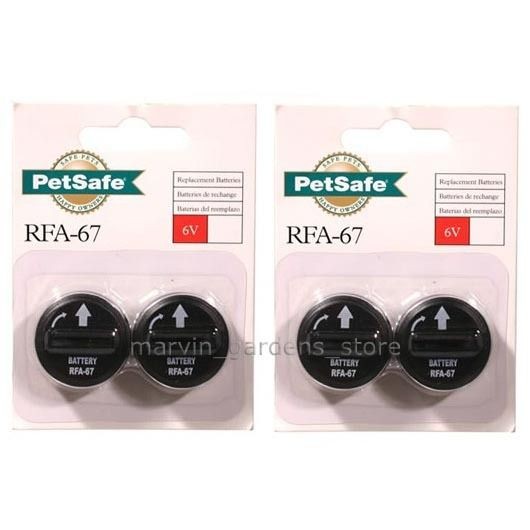 PACK PETSAFE BATTERY RFA 67D 11 RFA 67 4 X BATTERIES