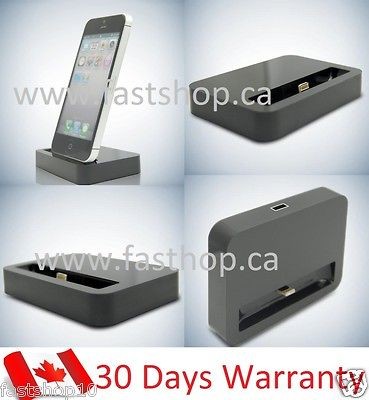   Dock Desktop Dock Charger Cradle Docking Station iPhone 5 Black