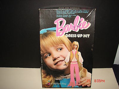 VINTAGE 1970 BARBIE DRESS UP KIT COLORFORMS TOY MATTEL DOLL WITH BOX