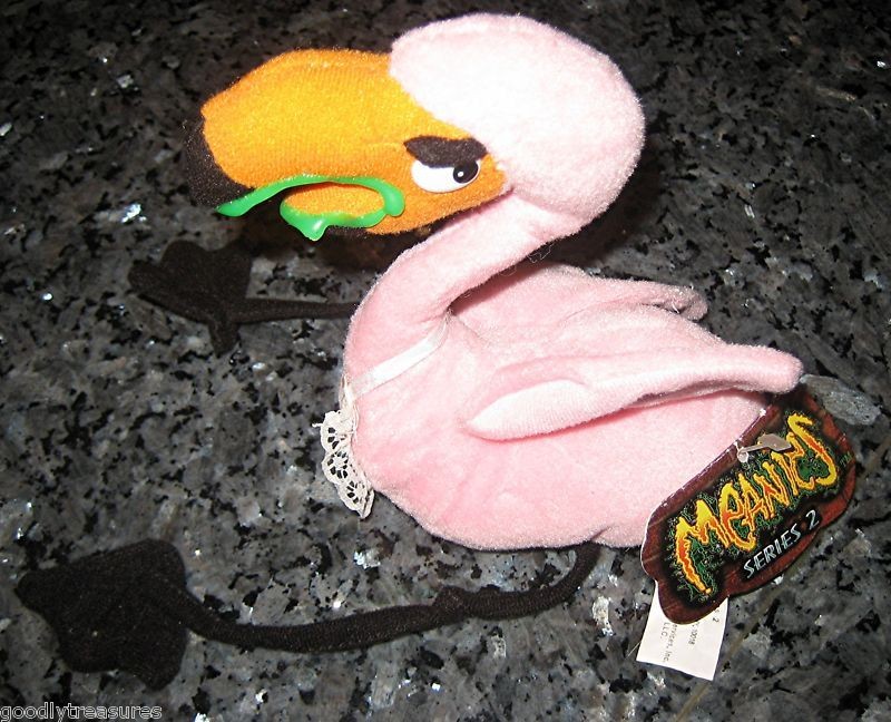 Meanie Beanie Babies PHLEMINGO FLAMINGO Series Two 2