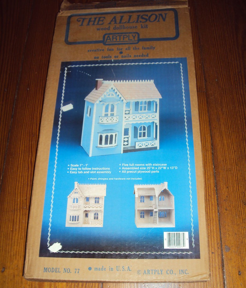 the allison wood dollhouse kit