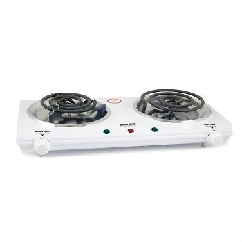 BETTER CHEF DOUBLE DUAL ELEMENT ELECTRIC COUNTERTOP RANGE HOT PLATE 