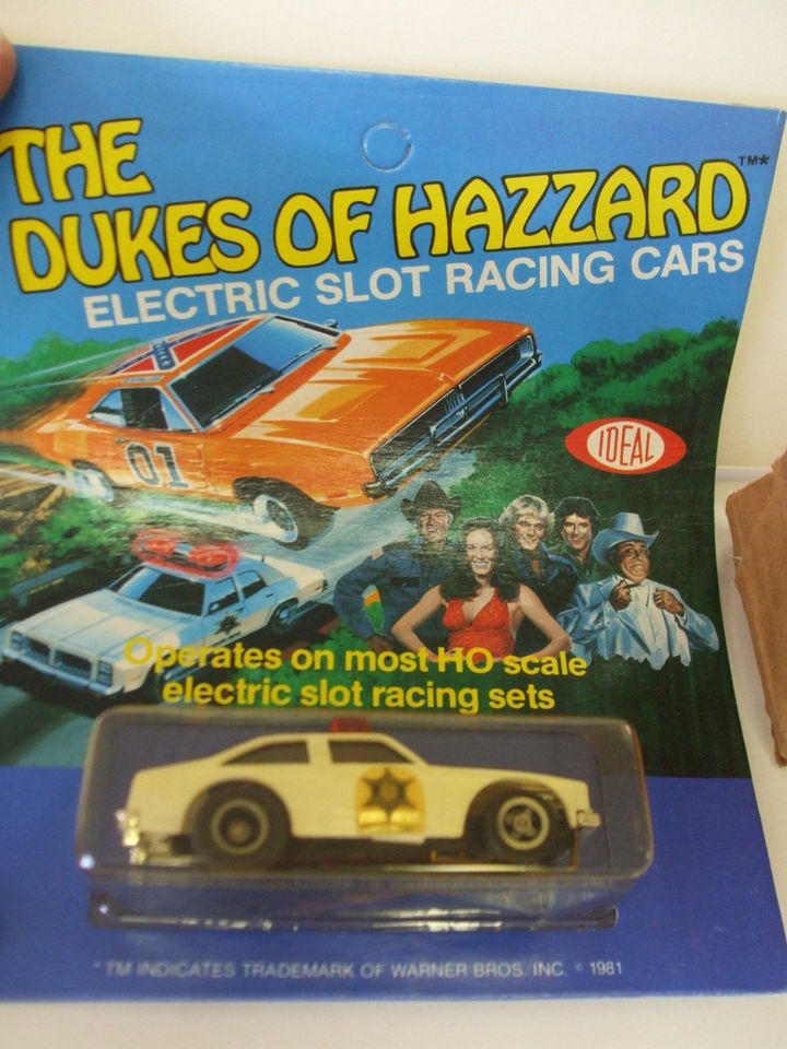 Ideal DUKES OF HAZZARD   Lighted HAZZARD COUNTY Sheriffs Car   HO 