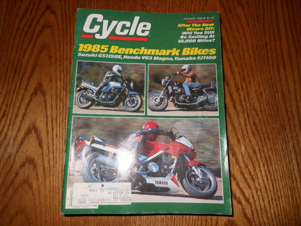 85 Cycle Benchmark Bikes GS1150E V65 Magna FJ1100 VF1000R V Max 